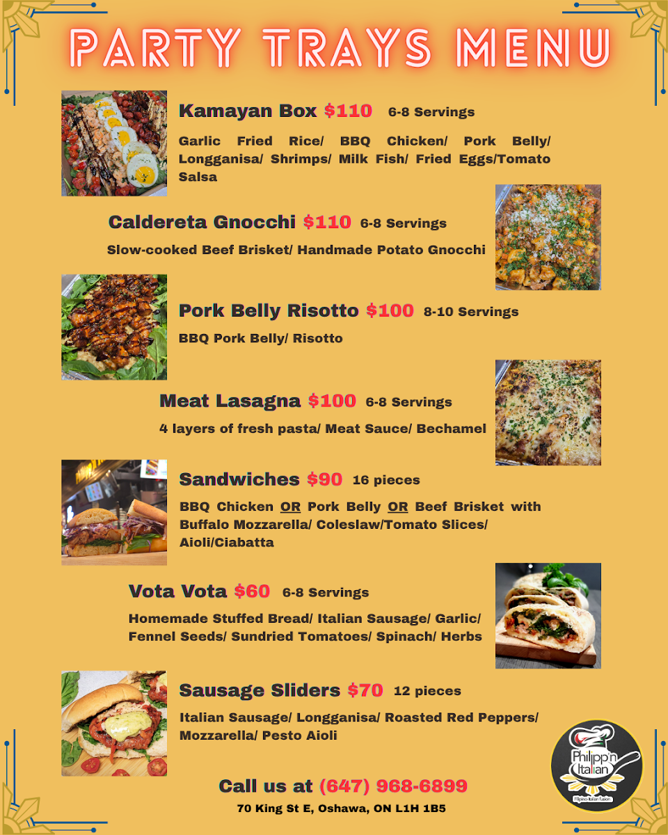 Menu Philipp'n Italian-1