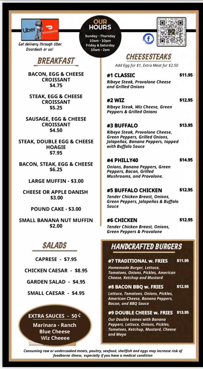 Menu Philly 40-1