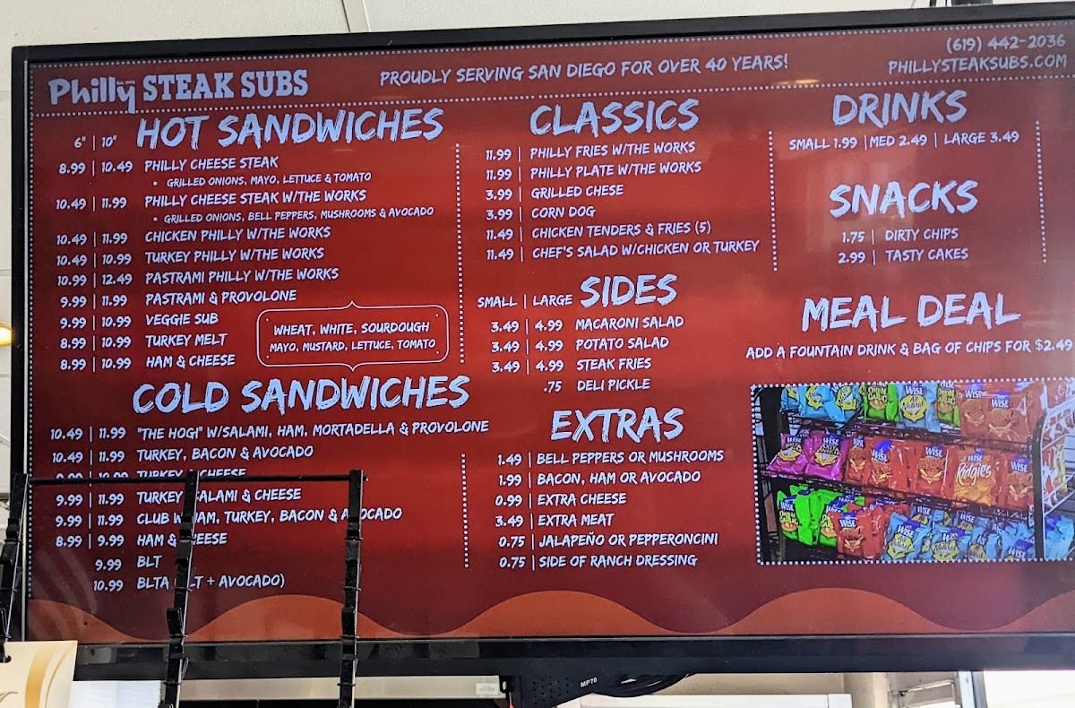 Menu Philly Steak Subs-3