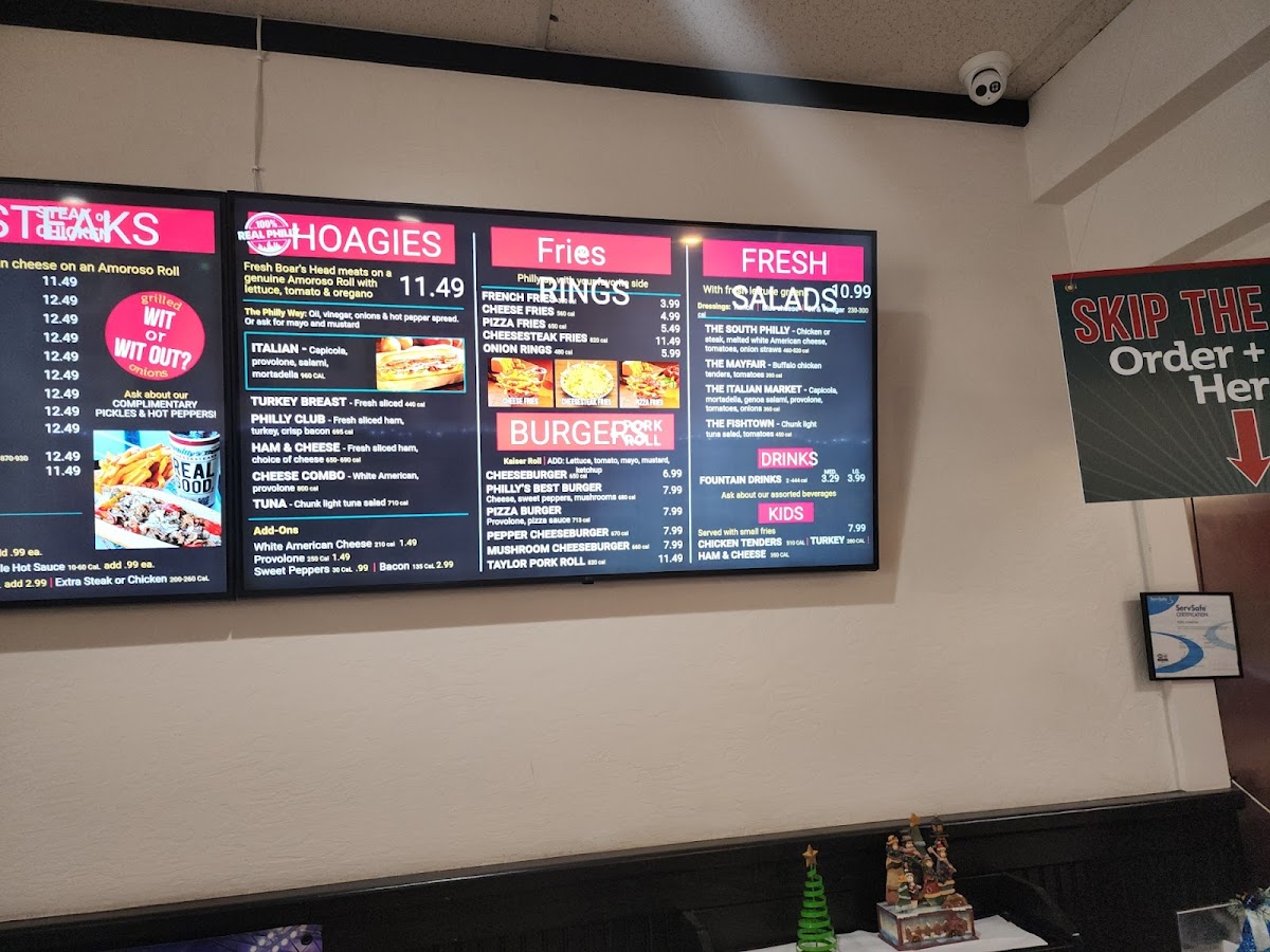Menu Philly's Best Cheesesteaks-2