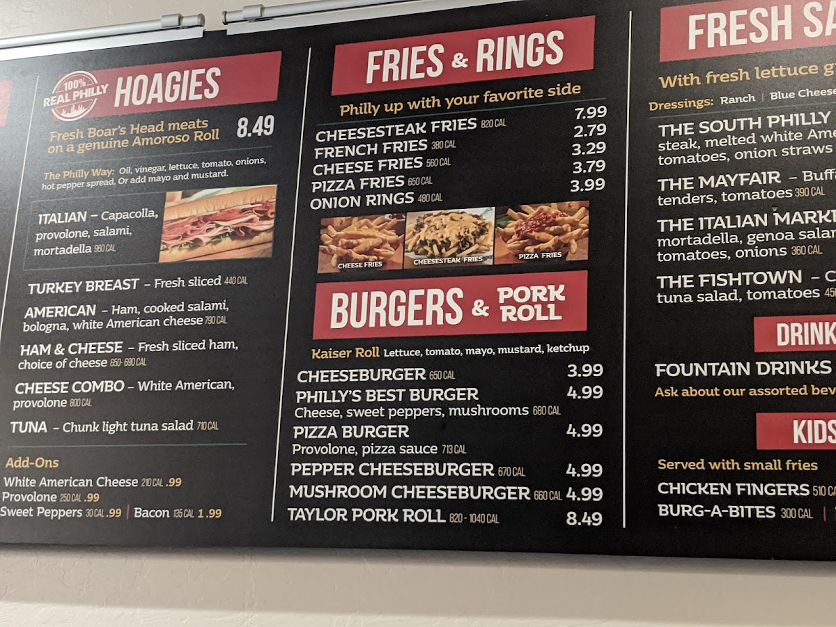 Menu Philly's Best Cheesesteaks-5