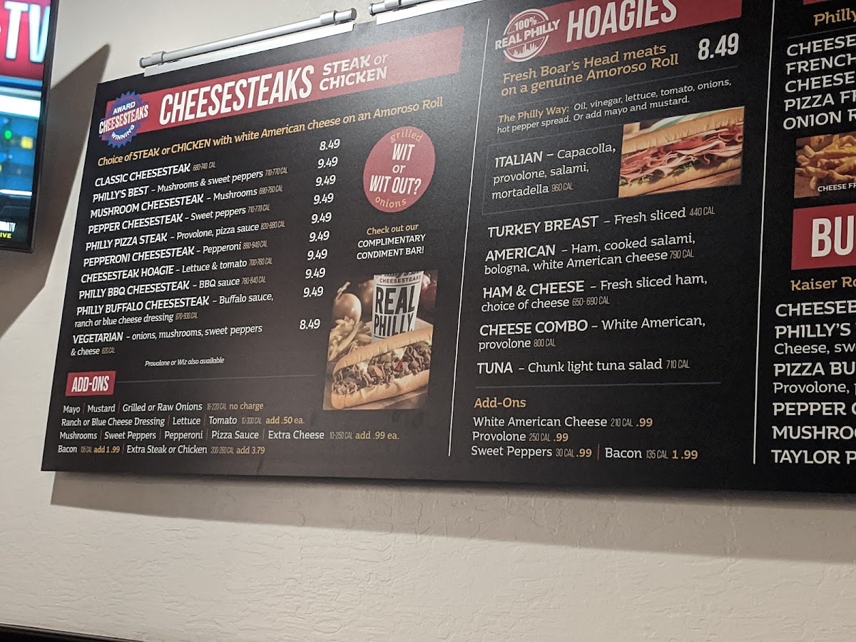 Menu Philly's Best Cheesesteaks-6