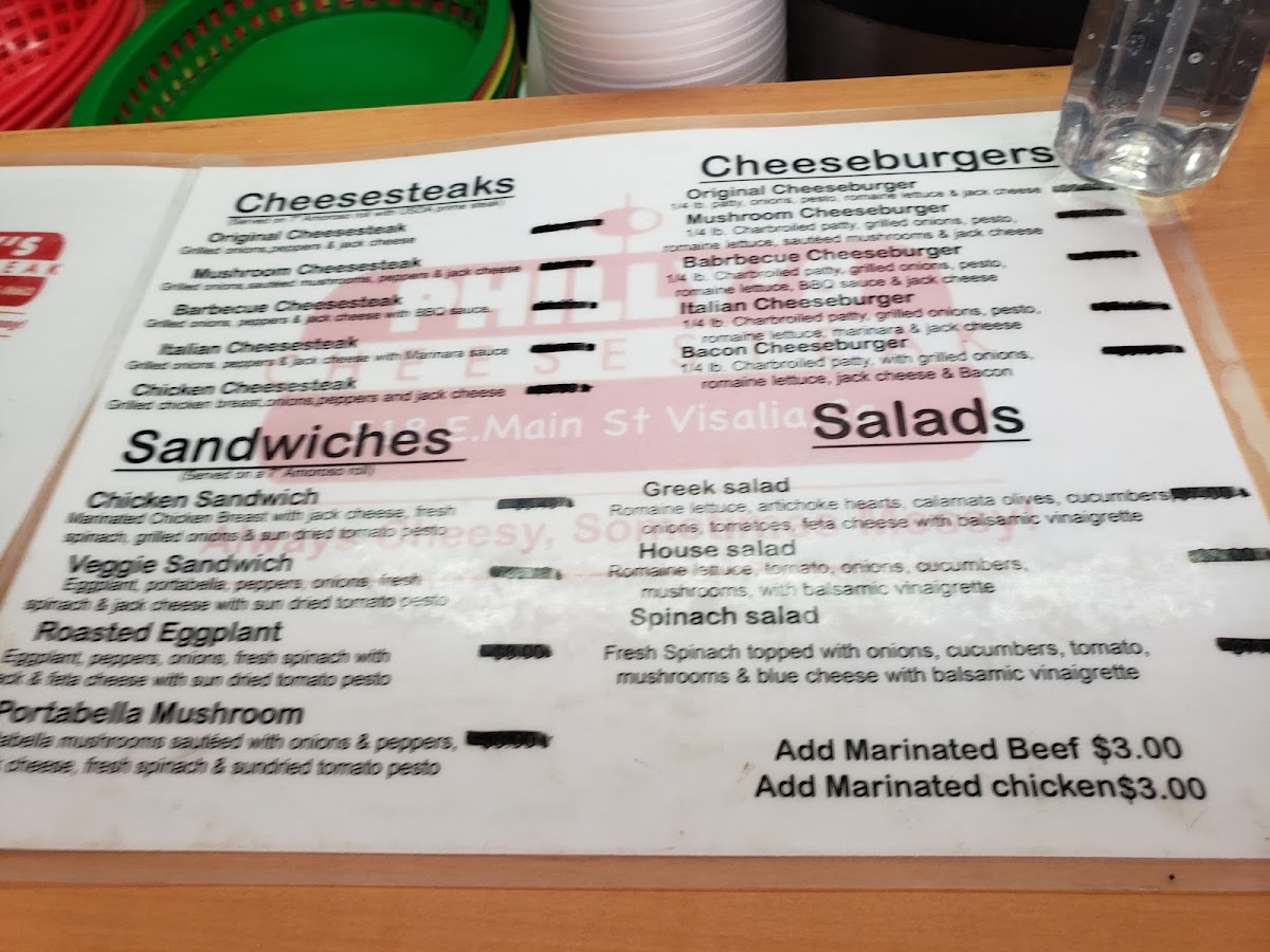 Menu Philly's Cheesesteak-3