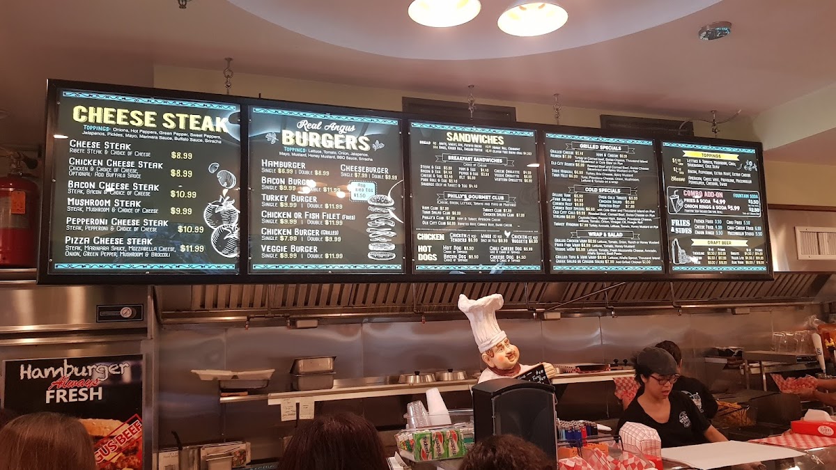 Menu Philly's Gourmet Steaks-10