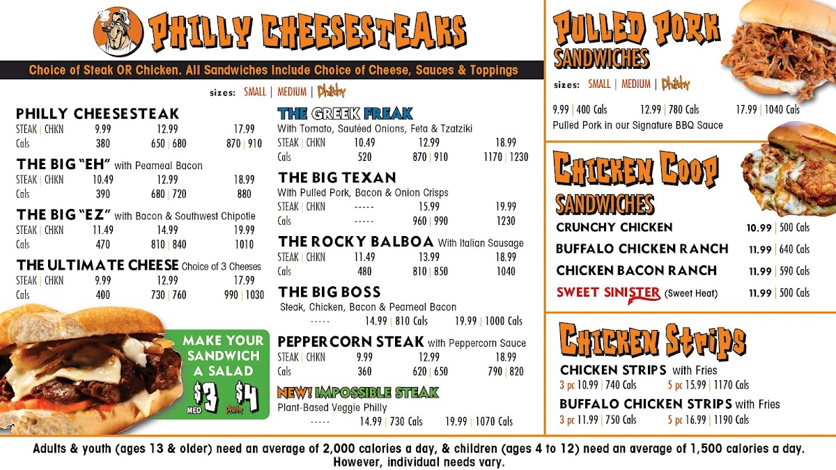Menu Philthy Philly's Hamilton-2