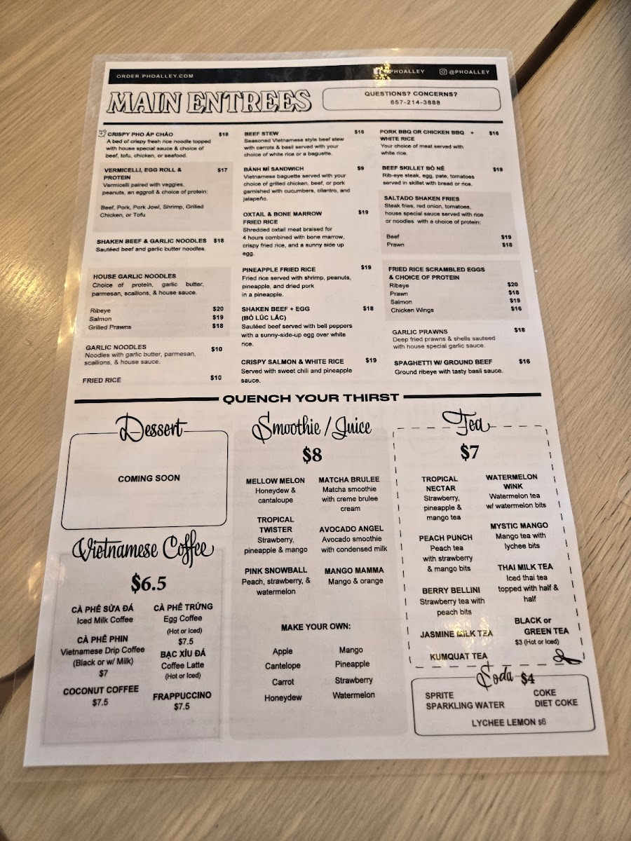Menu Pho Alley-5