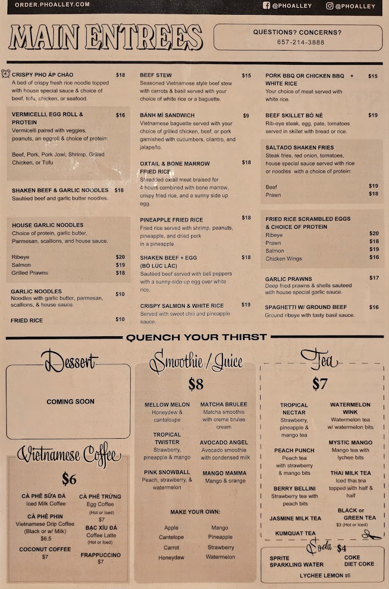 Menu Pho Alley-7