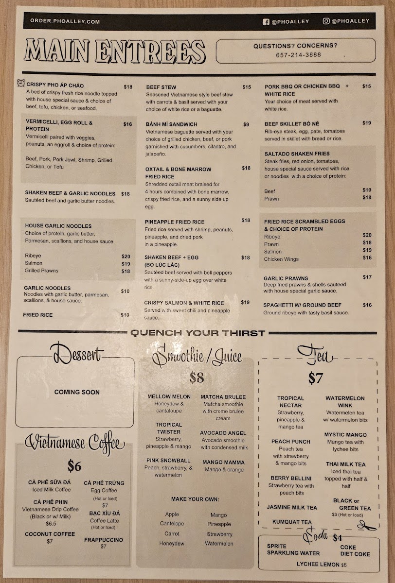Menu Pho Alley-8