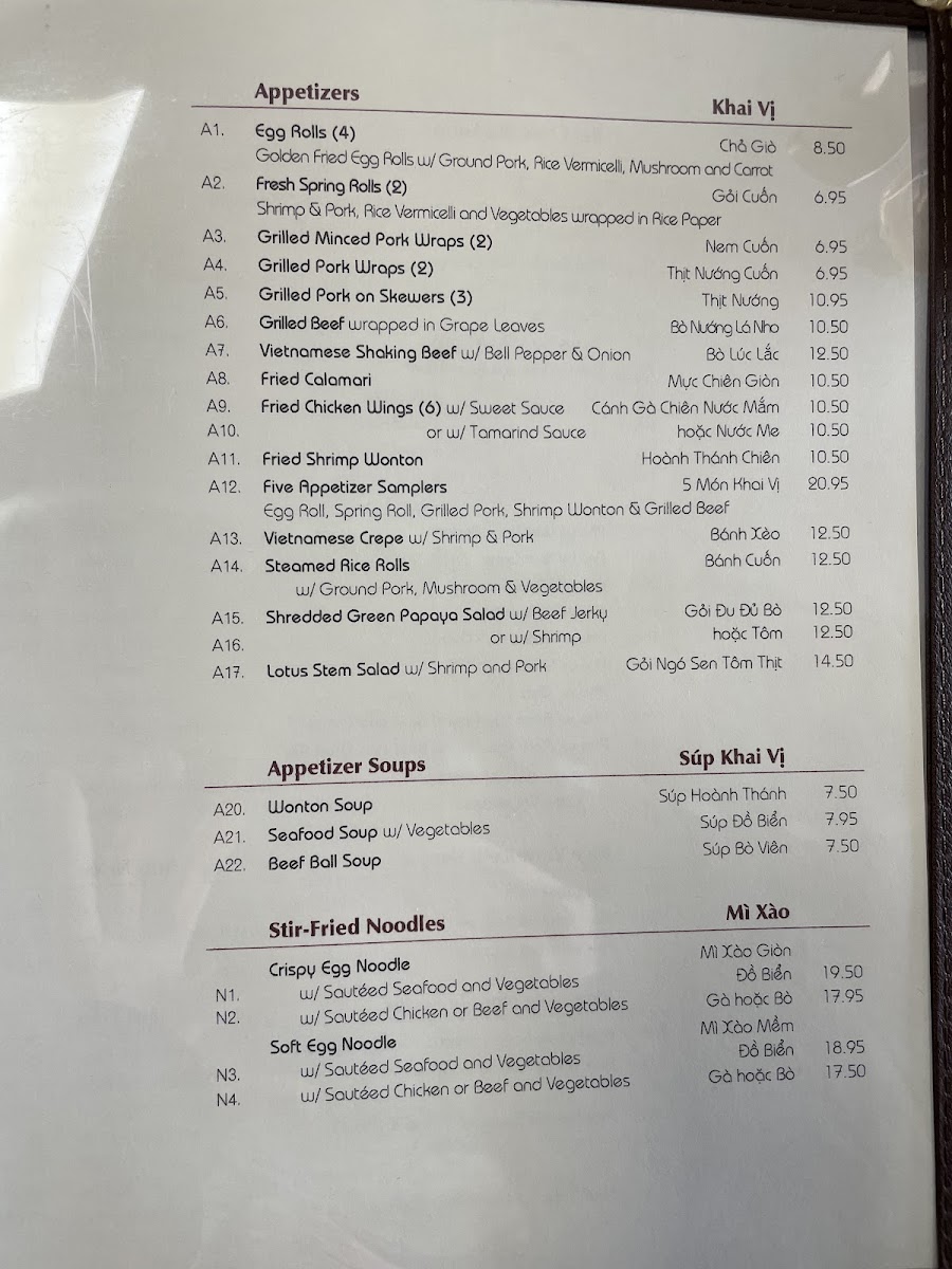 Menu Pho Anh Dao-8