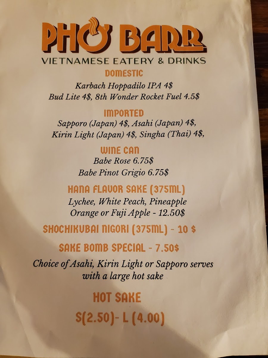 Menu Pho Barr-2
