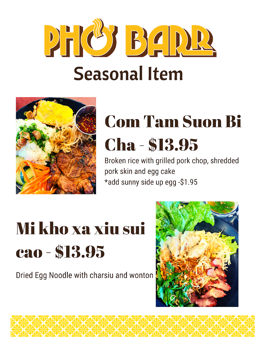Menu Pho Barr-5