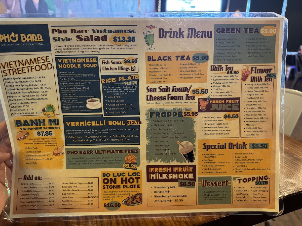 Menu Pho Barr-7