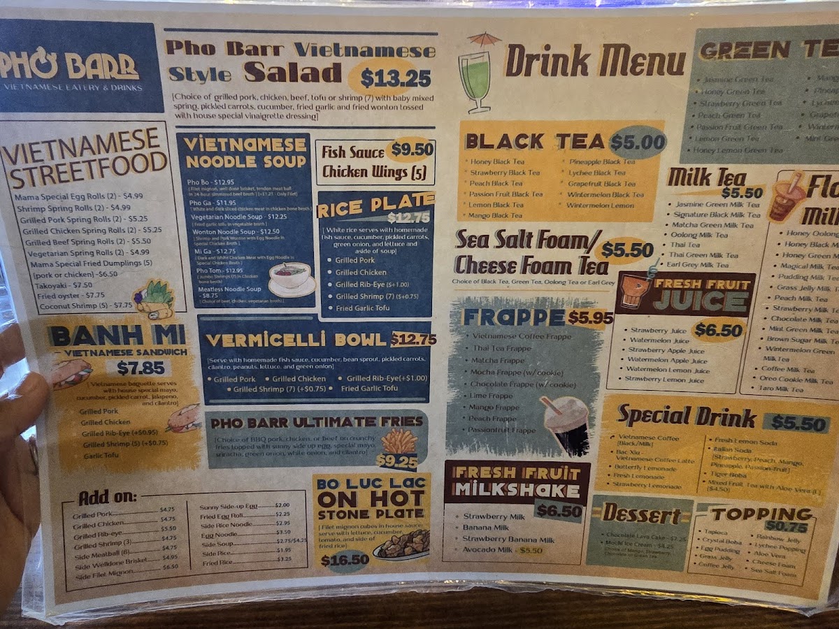 Menu Pho Barr-8