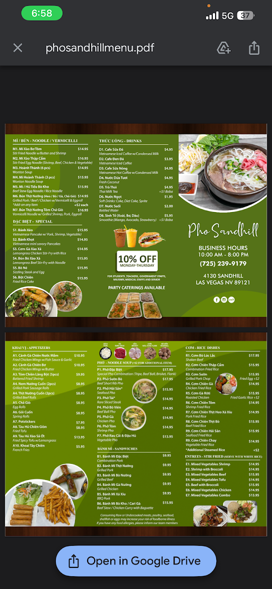 Menu Pho Bistro-2