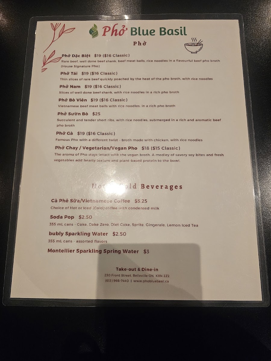 Menu Pho Blue Basil Restaurant-5