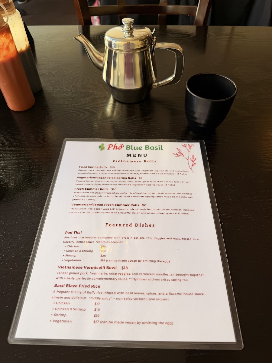 Menu Pho Blue Basil Restaurant-6