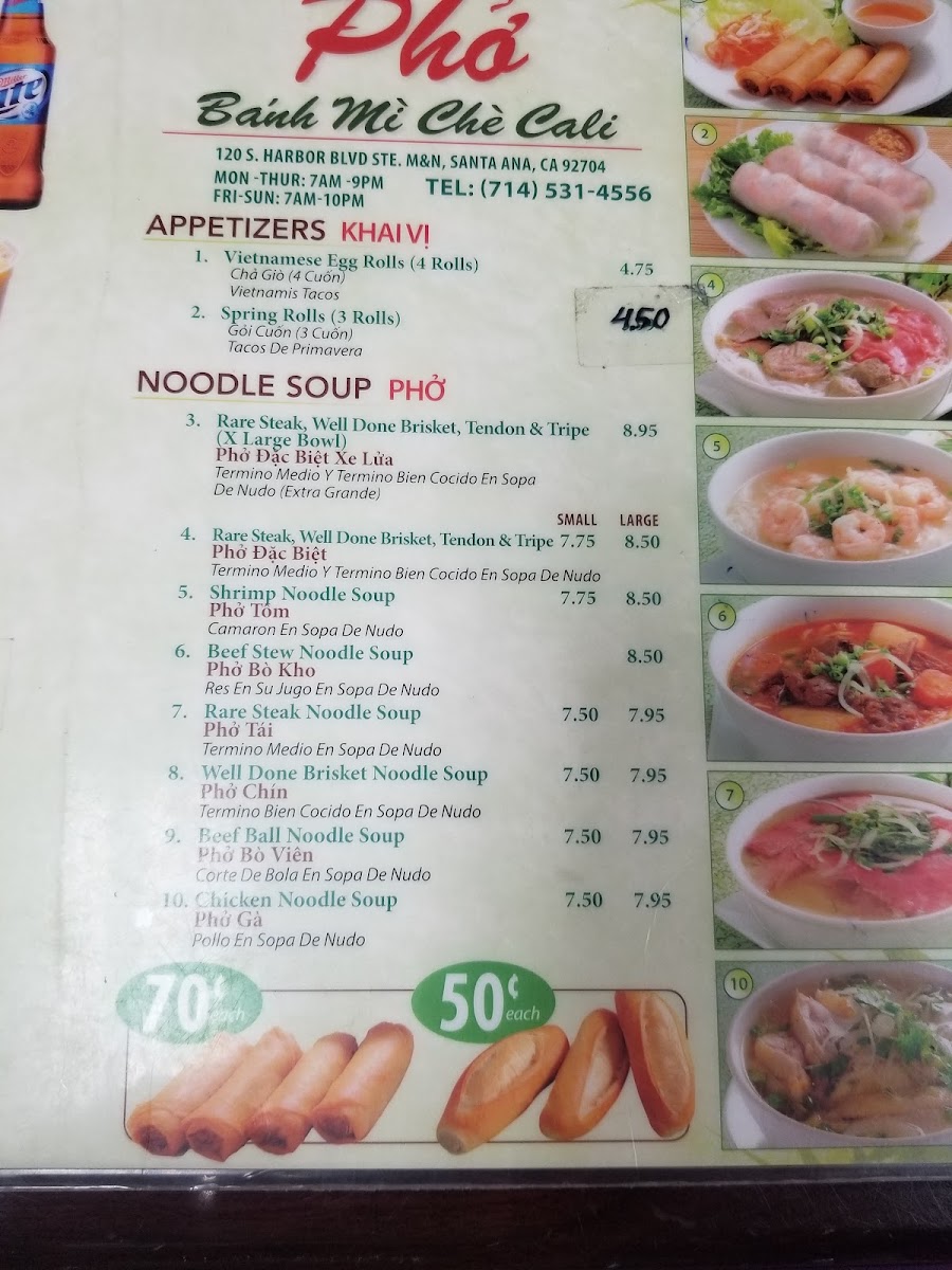 Menu Pho Cali Restaurant-10
