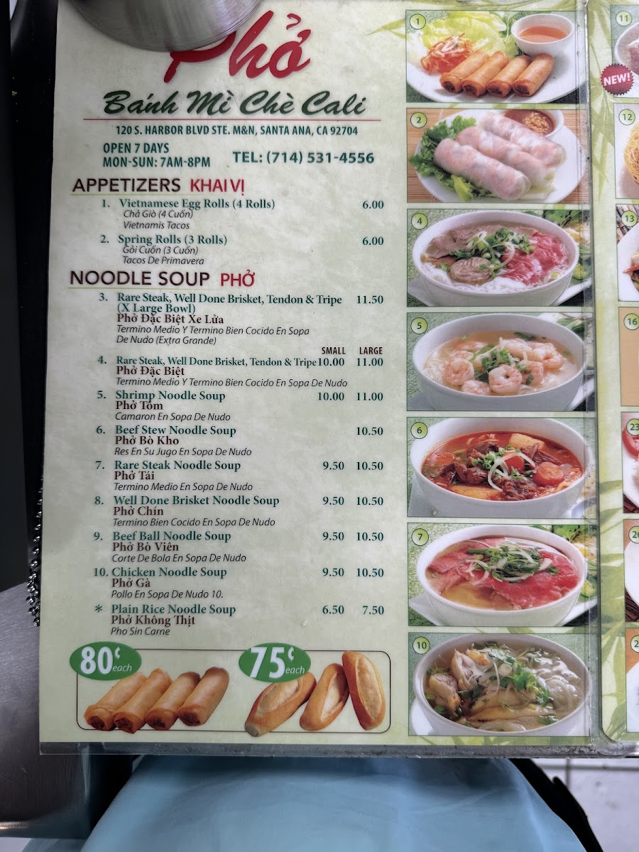 Menu Pho Cali Restaurant-4