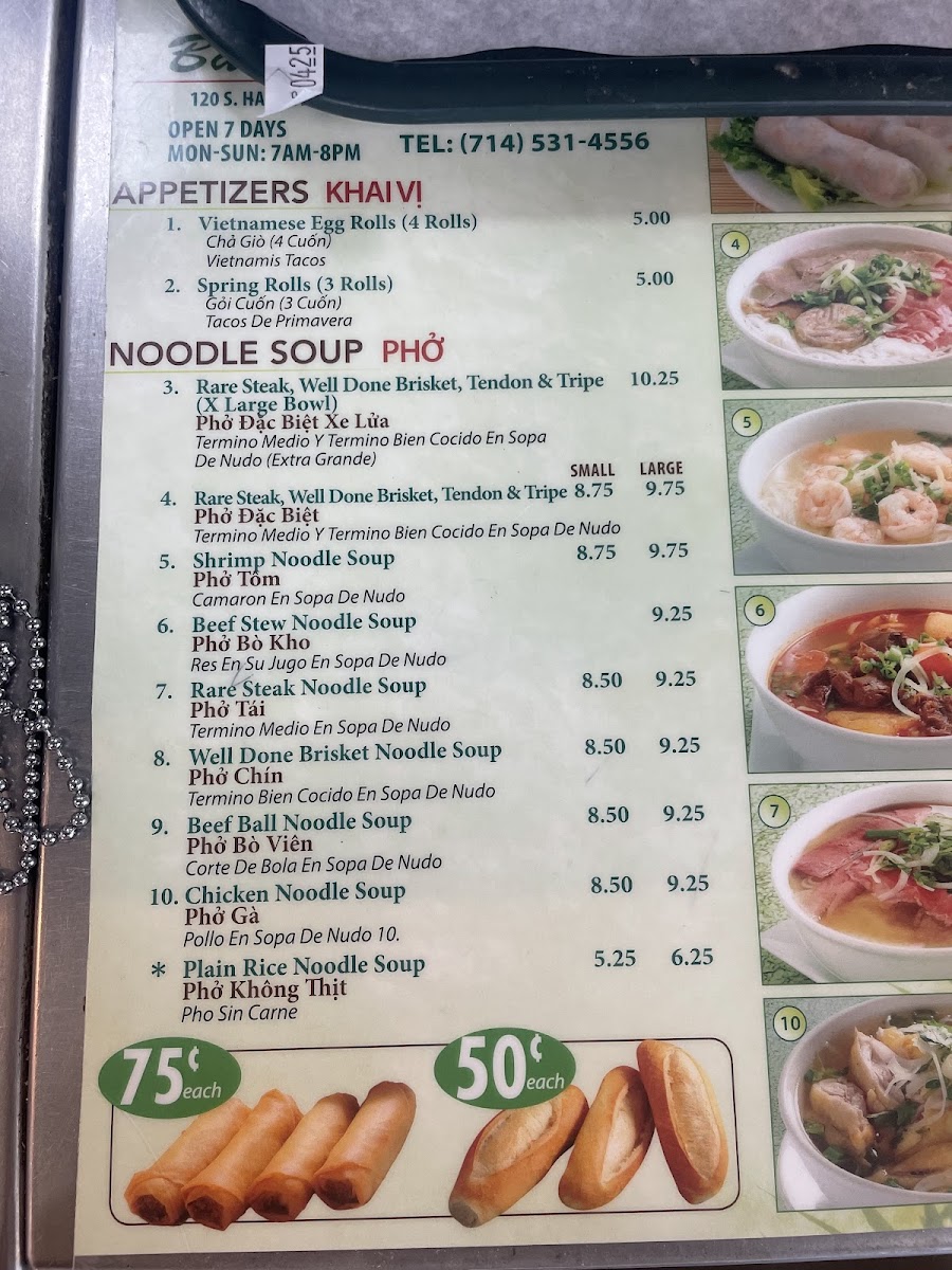 Menu Pho Cali Restaurant-8