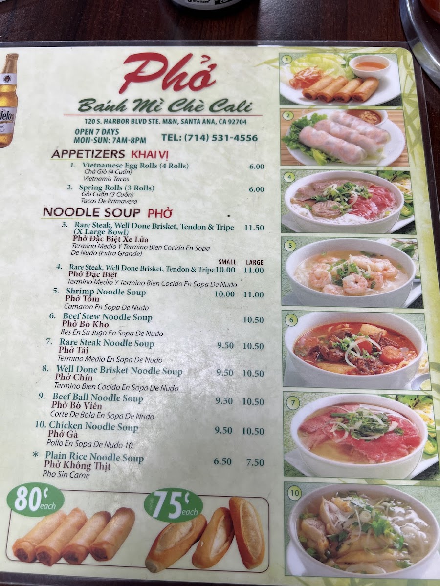 Menu Pho Cali Restaurant-9