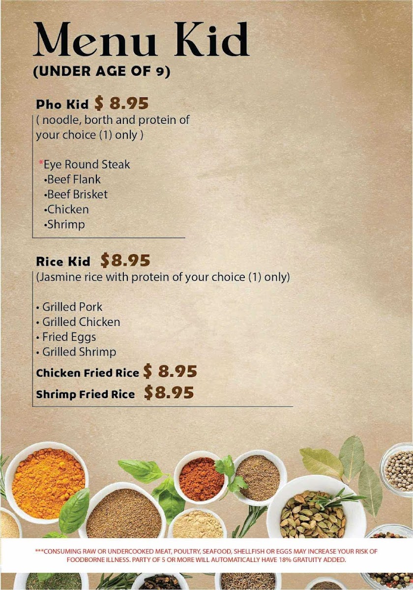 Menu Pho Dai Viet Restaurant-4