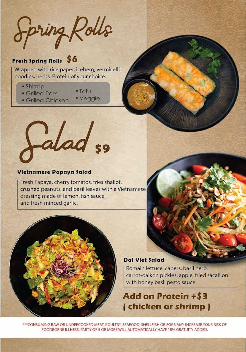 Menu Pho Dai Viet Restaurant-7