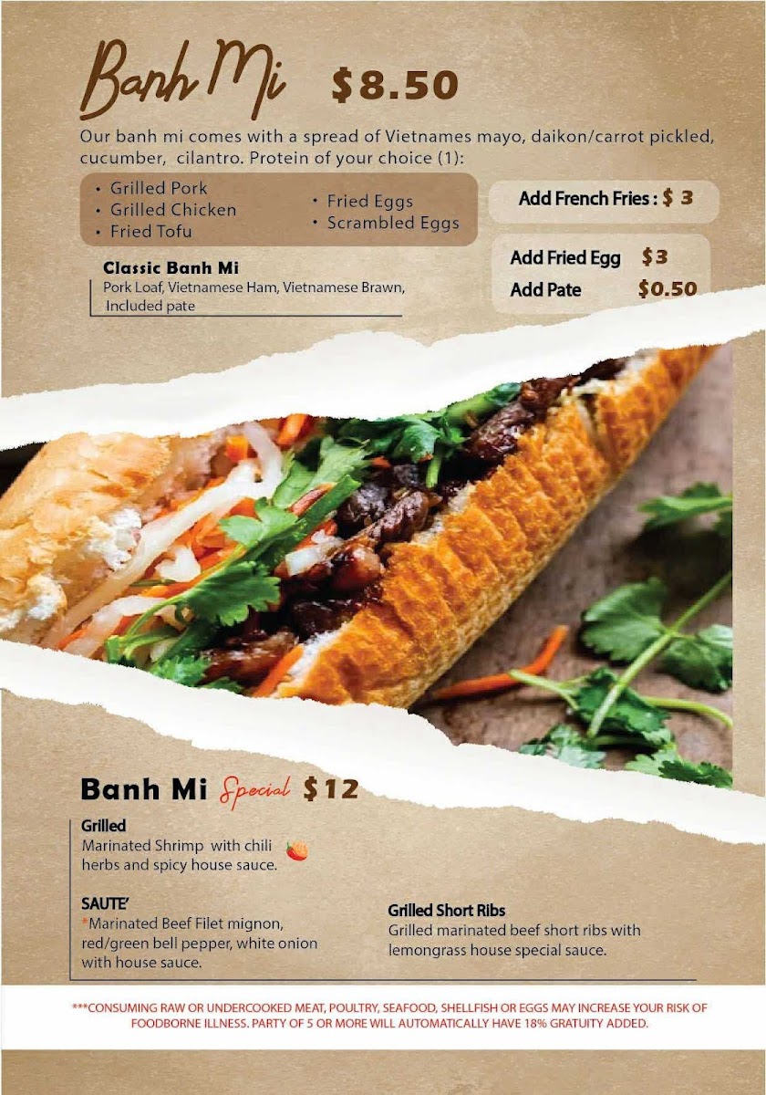 Menu Pho Dai Viet Restaurant-9