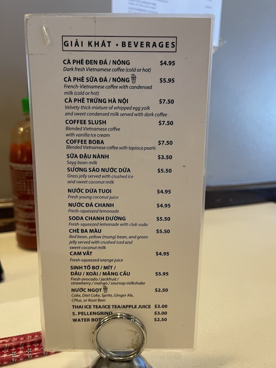 Menu Pho Dau Bo Restaurant-7