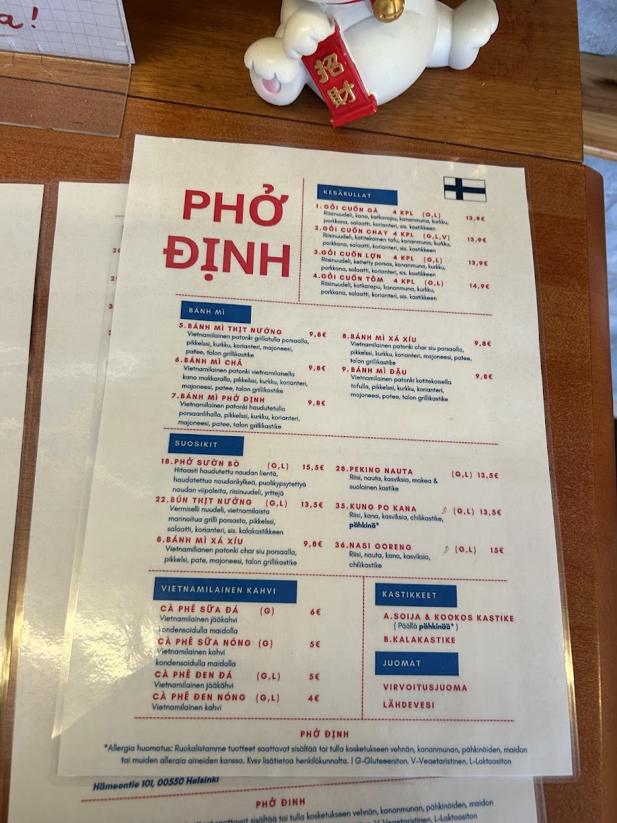 Menu Pho Dinh-7