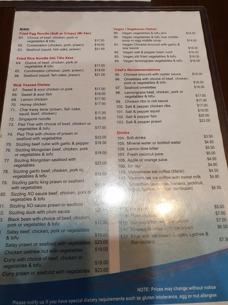 Menu Pho Heaven-8