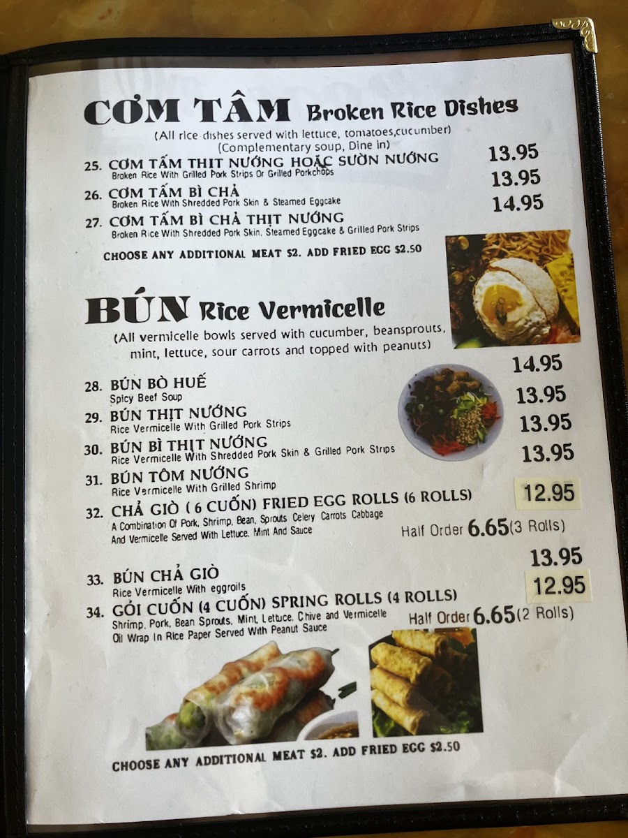 Menu Phở Hòa Restaurant-2