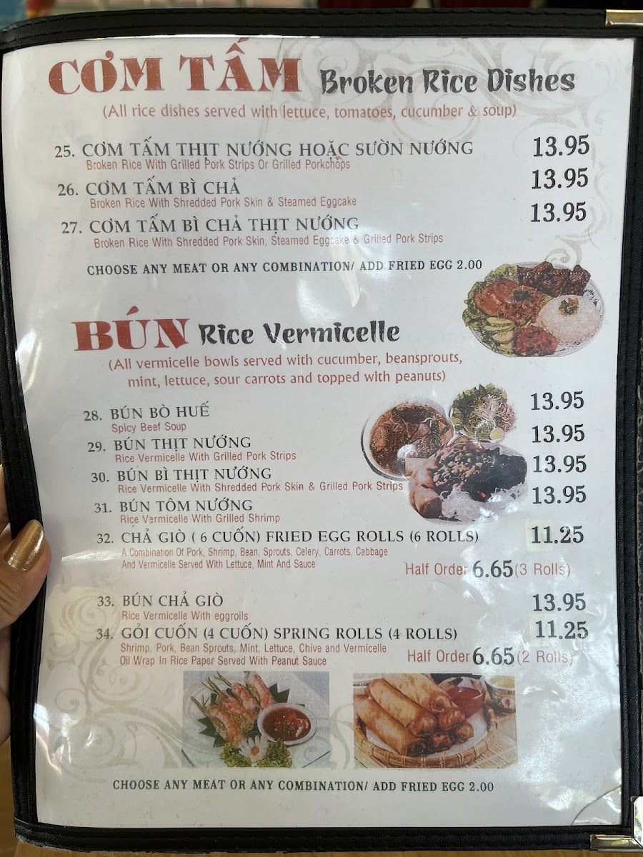 Menu Phở Hòa Restaurant-5