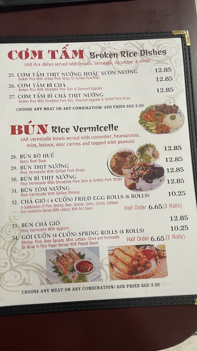 Menu Phở Hòa Restaurant-9