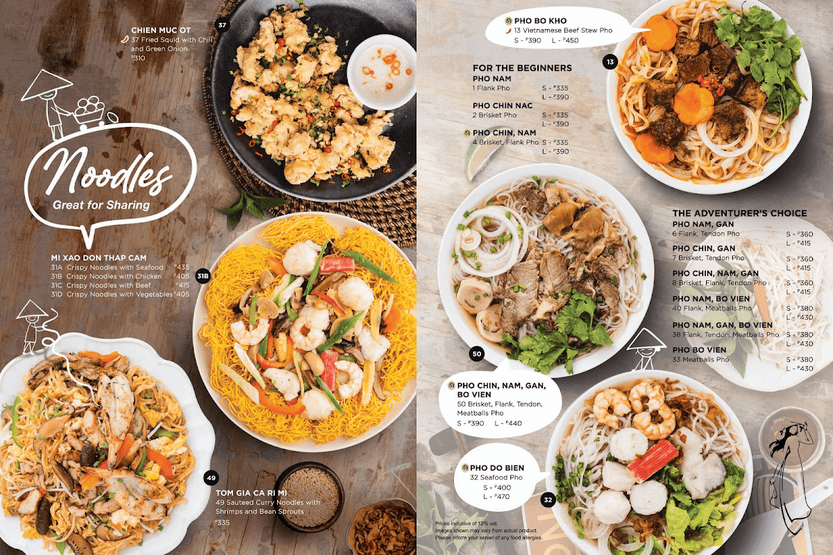 Menu Pho Hoa - Sm North Edsa-2