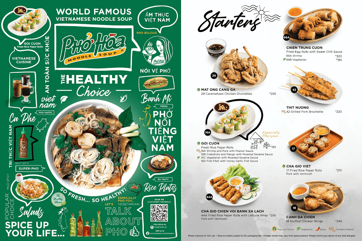 Menu Pho Hoa - Sm North Edsa-5