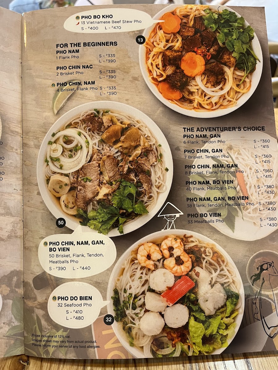Menu Pho Hoa - Sm North Edsa-9
