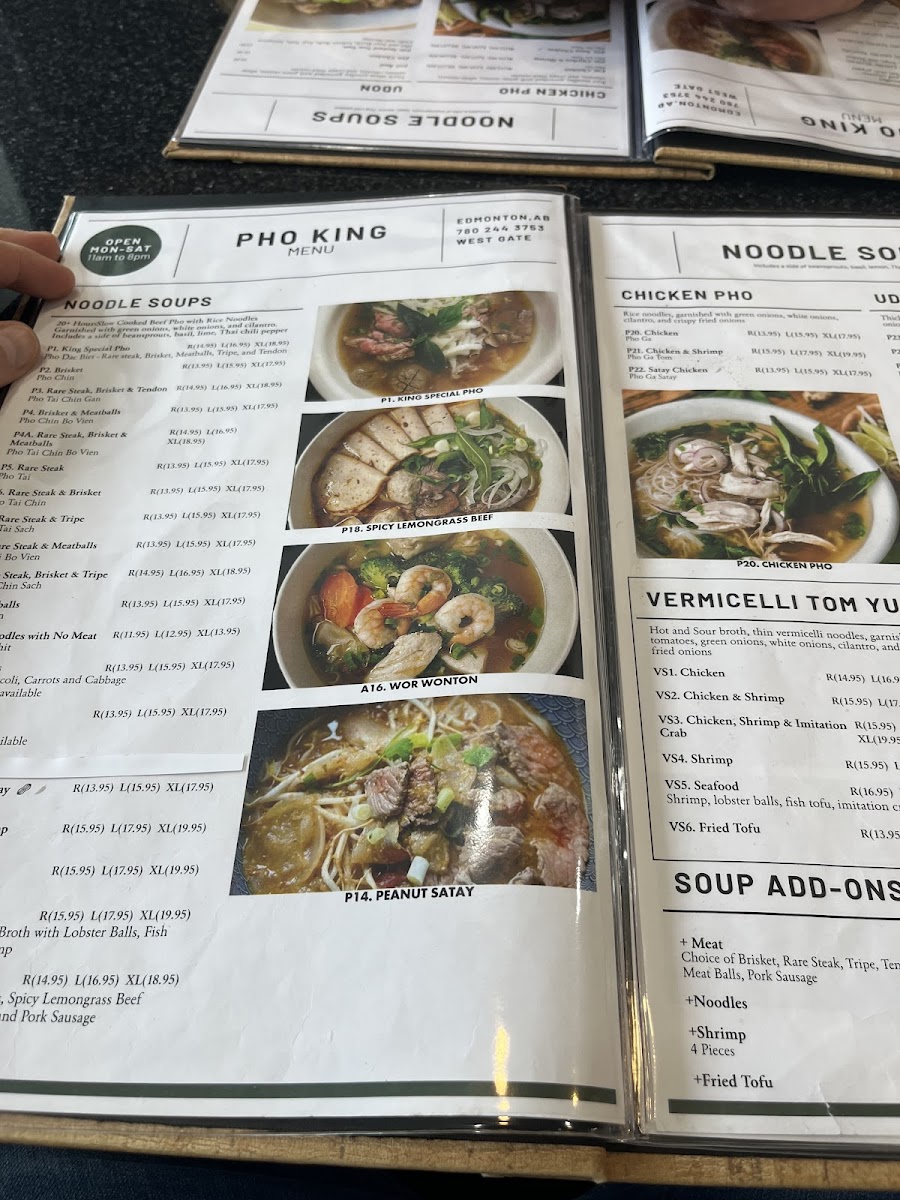 Menu Pho King (Capilano)-2