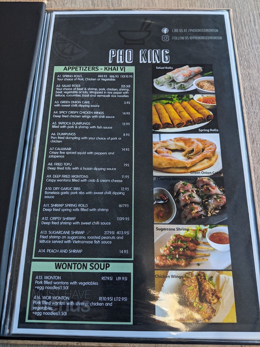 Menu Pho King (Capilano)-5