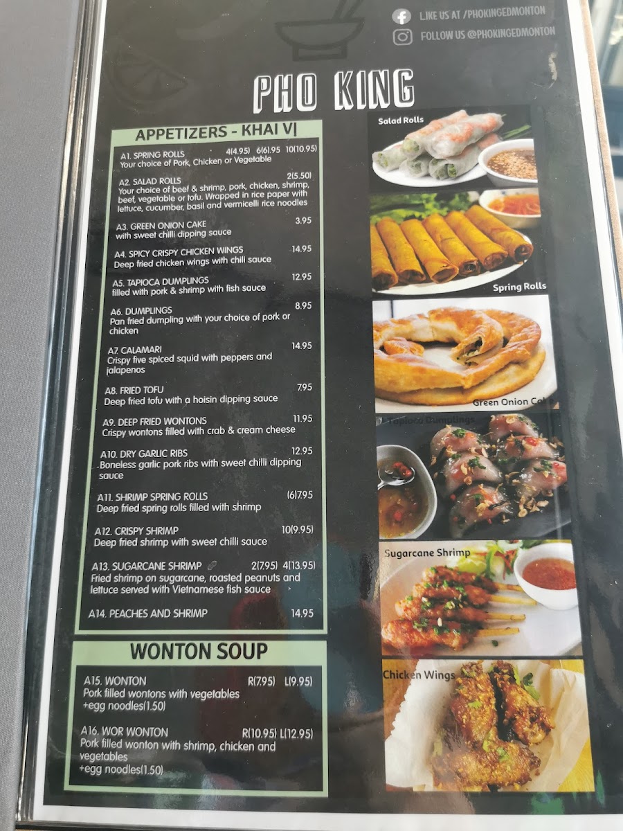 Menu Pho King (Capilano)-7