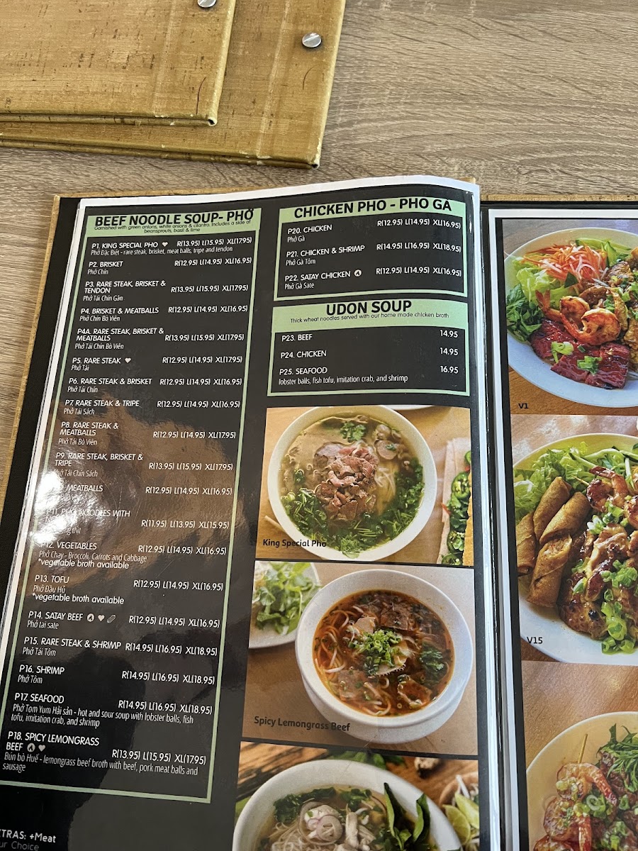 Menu Pho King (Capilano)-9