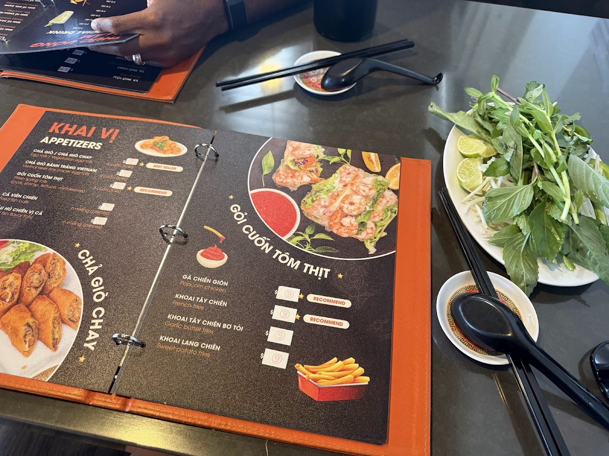 Menu Pho Lovers 1-1