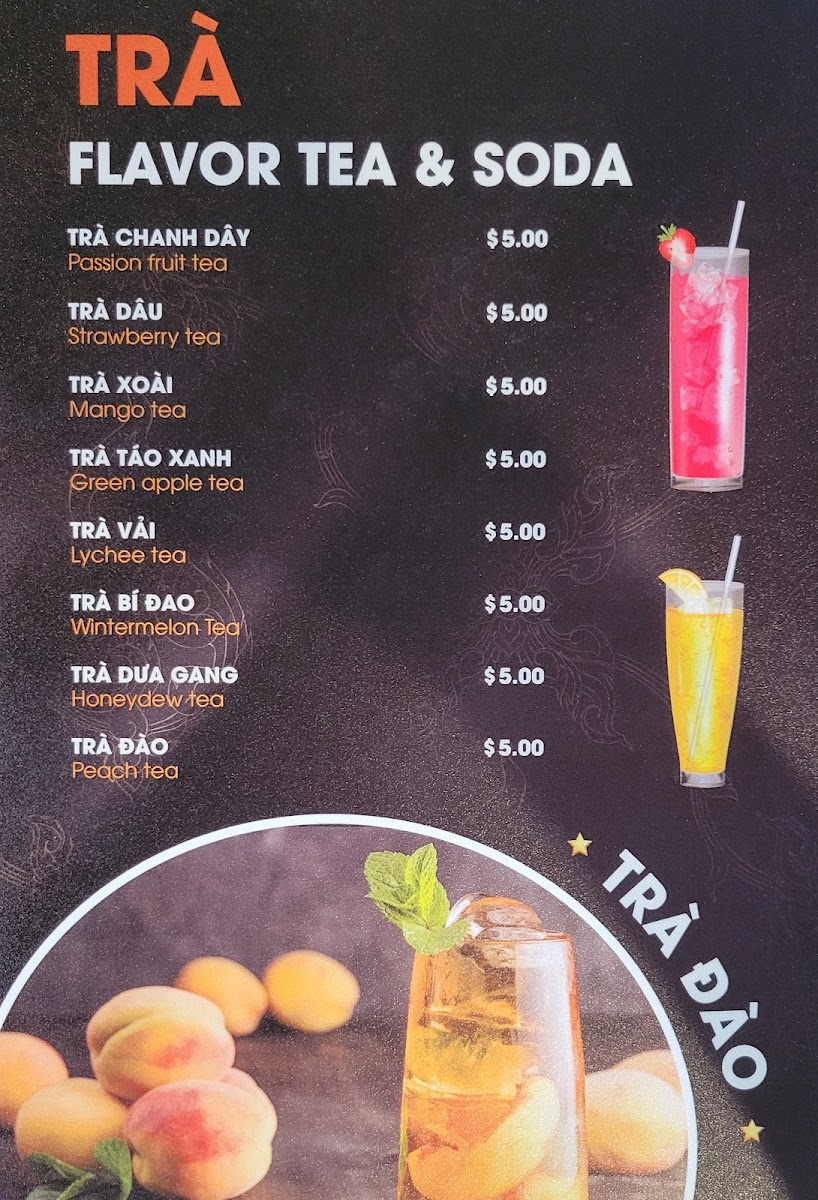 Menu Pho Lovers 1-5