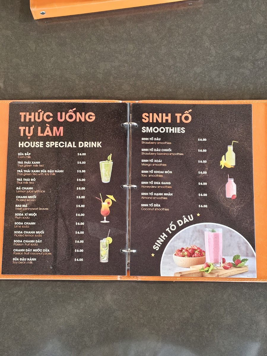 Menu Pho Lovers 1-7