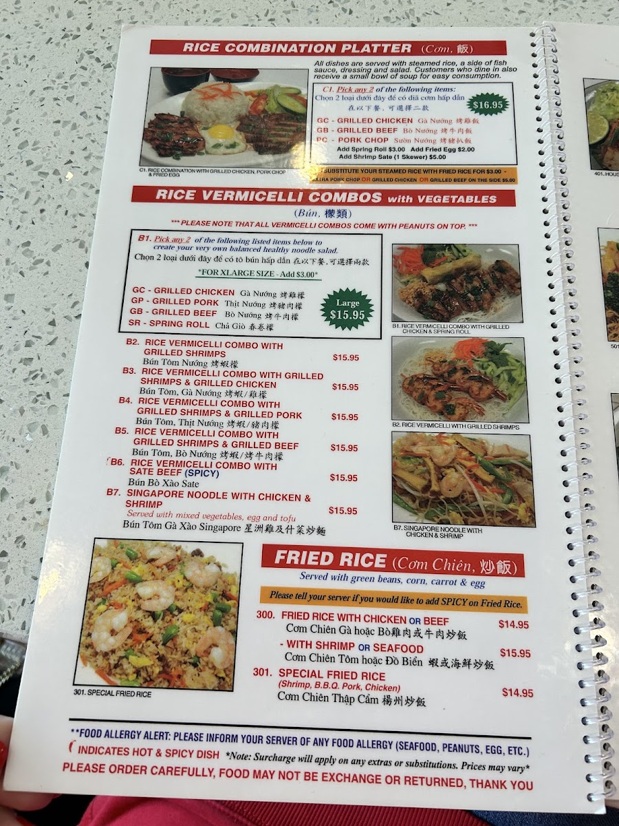 Menu Phở Mango Thai & Vietnamese Cuisine-3