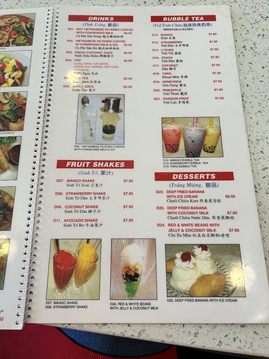 Menu Phở Mango Thai & Vietnamese Cuisine-5