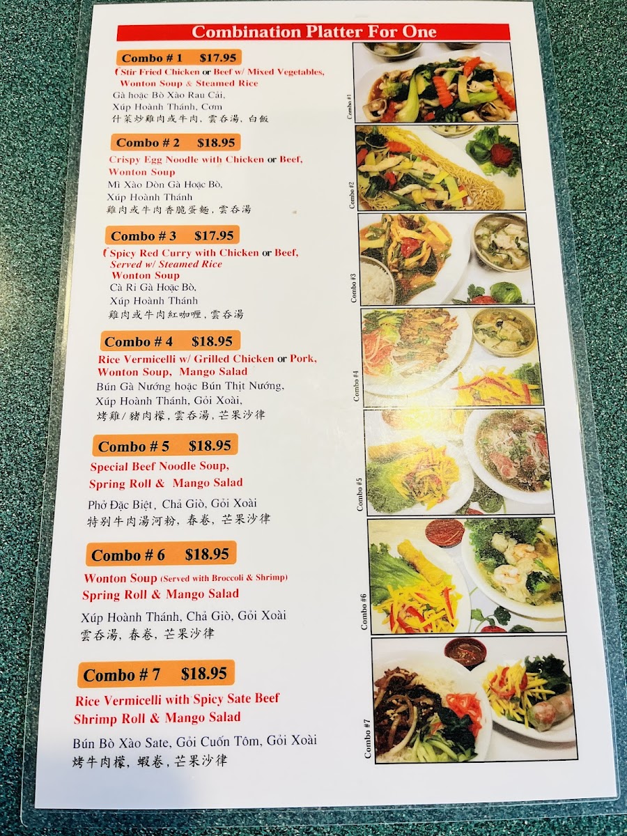 Menu Phở Mango Thai & Vietnamese Cuisine-7