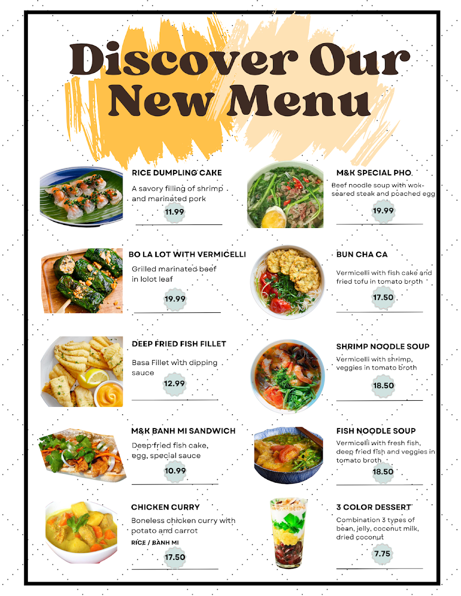 Phở M&k Vietnamese House Menu-6