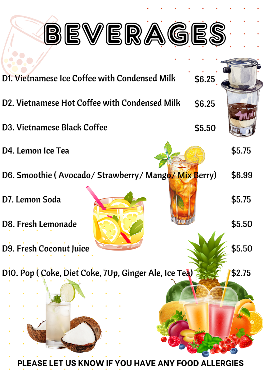 Phở M&k Vietnamese House Menu-7