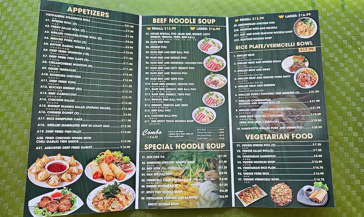 Phở M&k Vietnamese House Menu-9