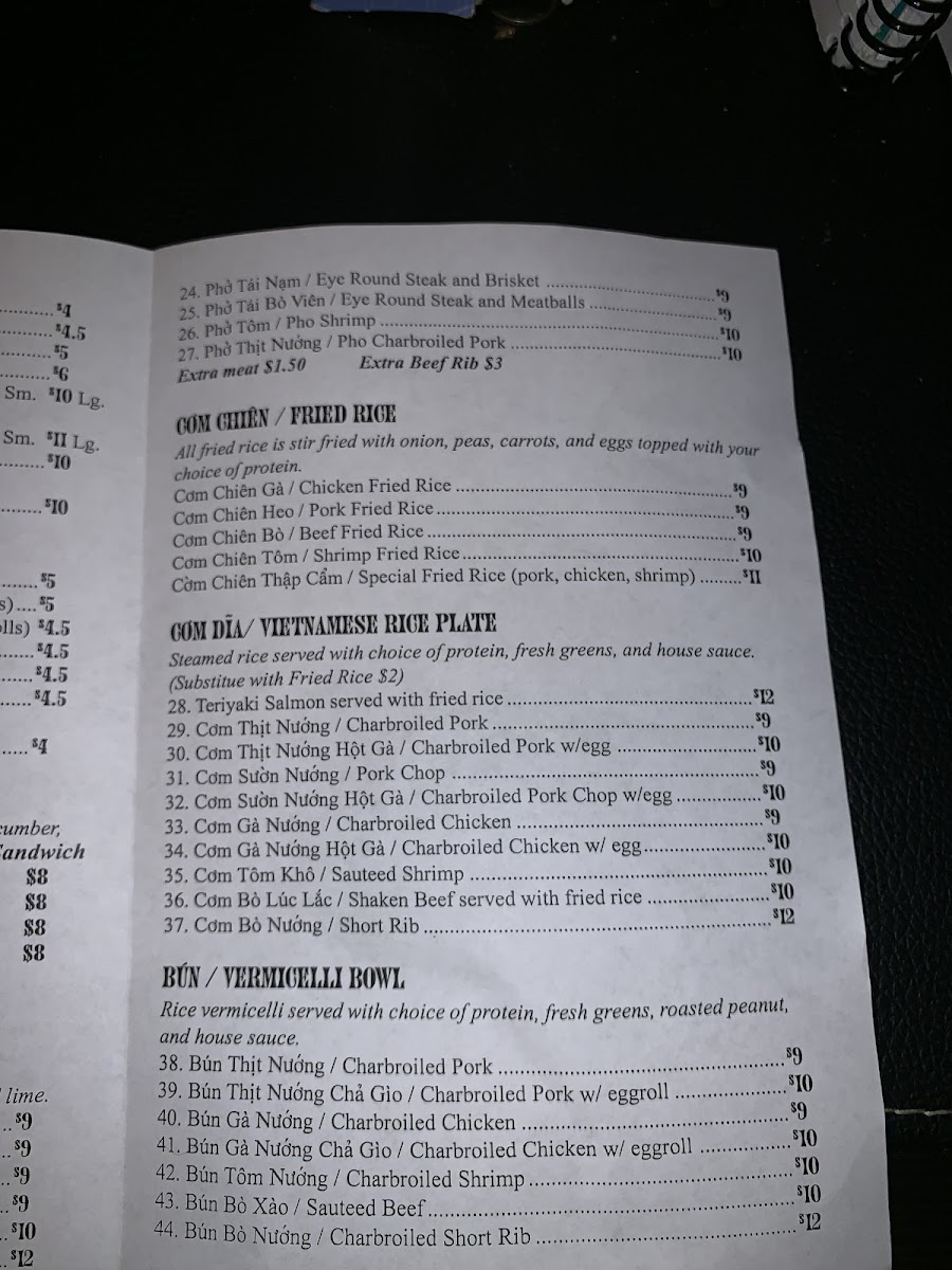 Menu Pho Neches-6